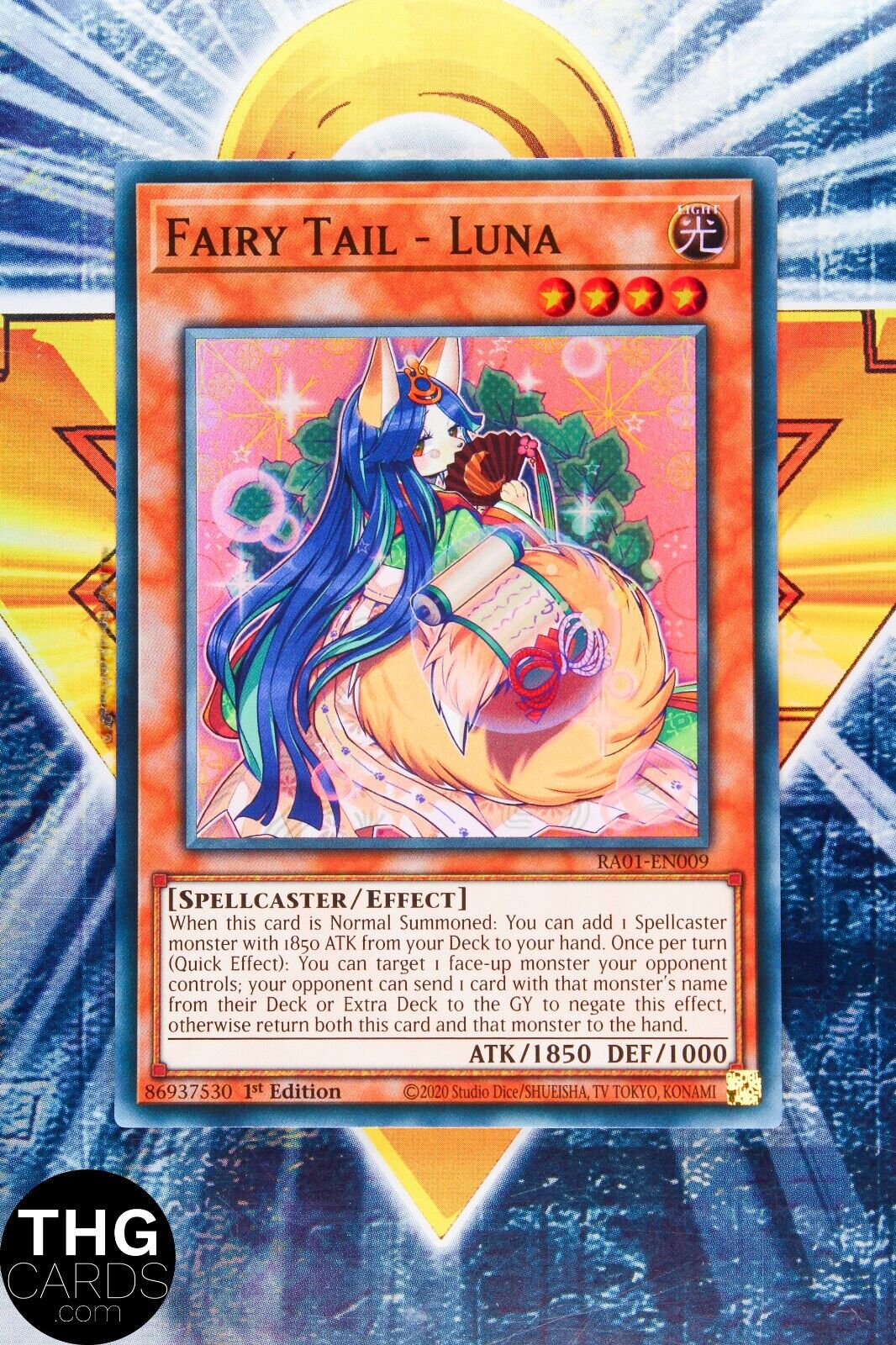 Fairy Tail - Luna RA01-EN009 1st Edition Super Rare Yugioh Card