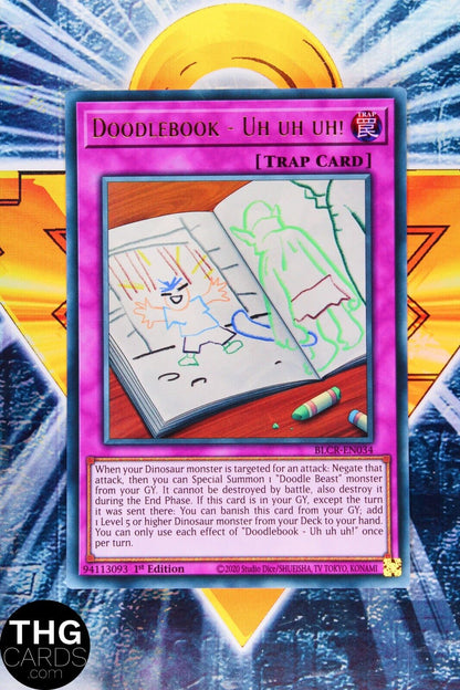 Doodlebook - Uh Uh Uh! BLCR-EN034 1st Ultra Rare Yugioh Card Playset