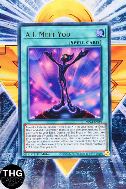 A.I. Meet You MP22-EN095 1st Edition Ultra Rare Yugioh Card Playset