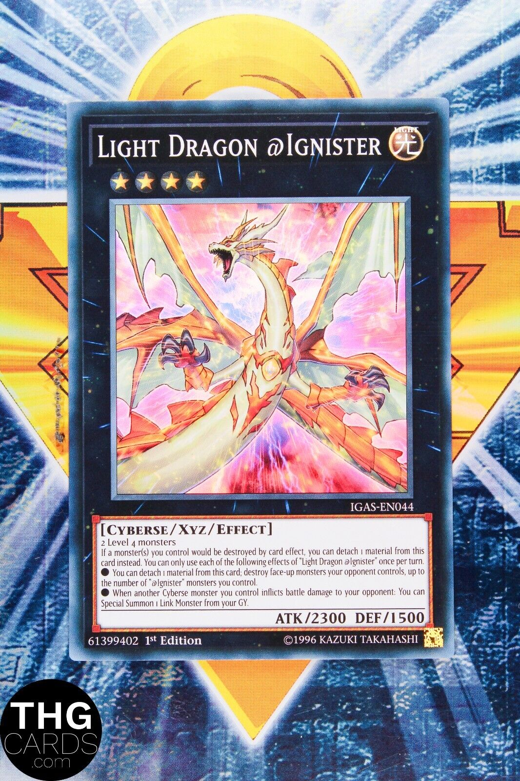 Light Dragon @Ignister IGAS-EN044 1st Edition Super Rare Yugioh Card