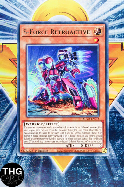 S-Force Retroactive MP23-EN013 1st Edition Rare Yugioh Card Playset