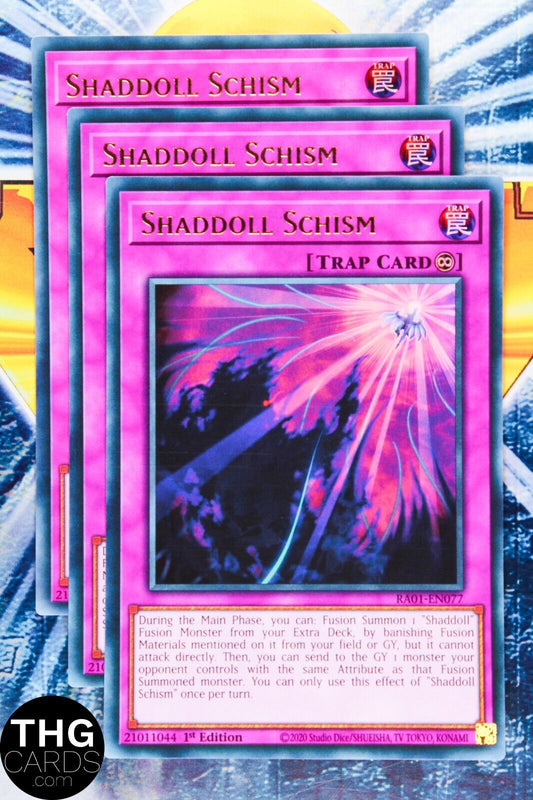 Shaddoll Schism RA01-EN077 1st Edition Ultra Rare Yugioh Card Playset