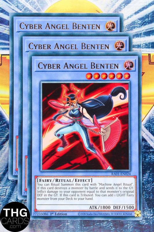 Cyber Angel Benten RA01-EN024 1st Ed Ultra Rare Yugioh Card PLAYSET