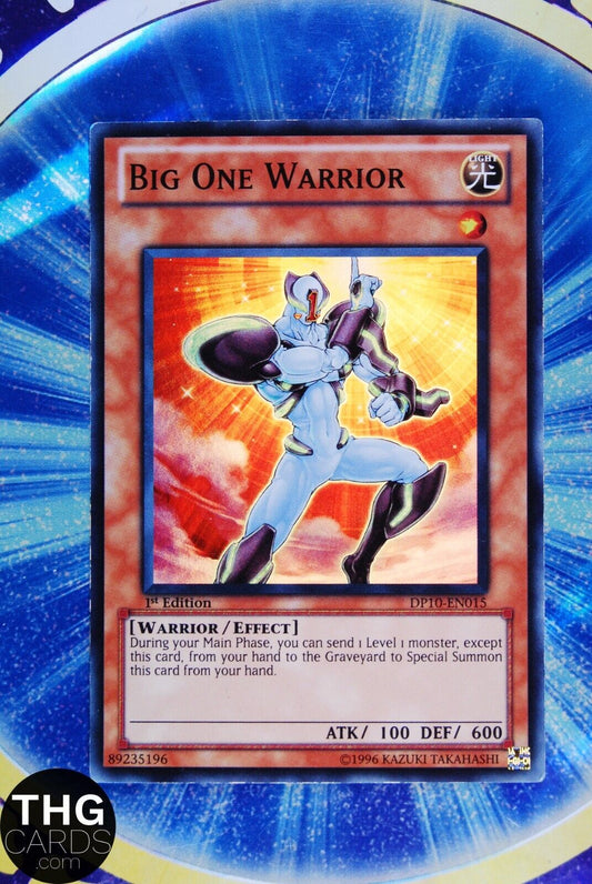 Big One Warrior DP10-EN015 1st Edition Super Rare Yugioh Card