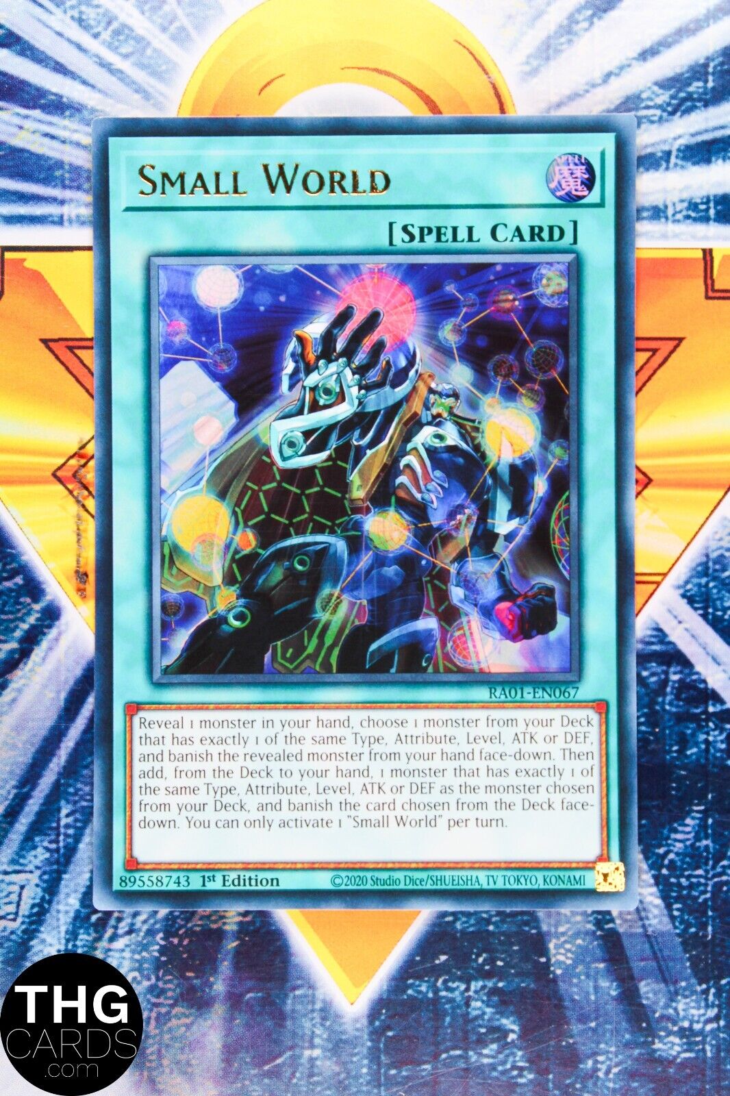 Small World RA01-EN067 1st Edition Ultra Rare Yugioh Card