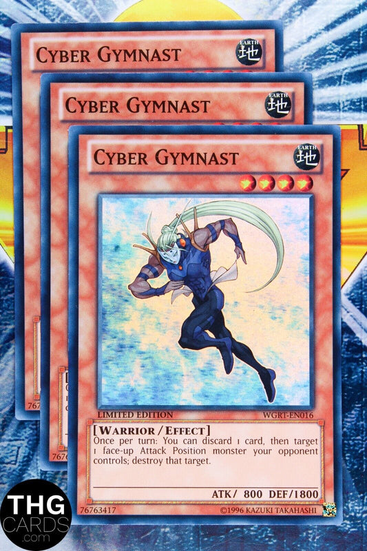 Cyber Gymnast WGRT-EN016 Super Rare Yugioh Card Playset