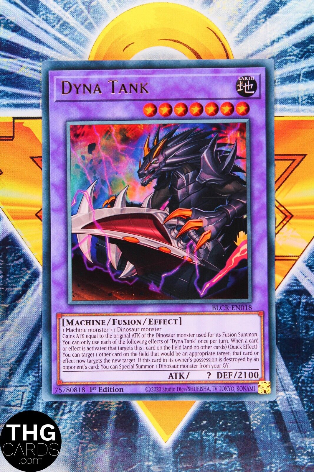 Dyna Tank BLCR-EN018 1st Edition Ultra Rare Yugioh Card Playset