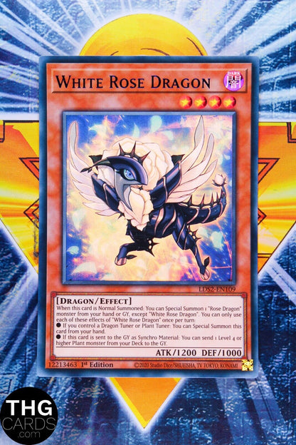 White Rose Dragon LDS2-EN109 1st Edition Blue Ultra Rare Yugioh Card