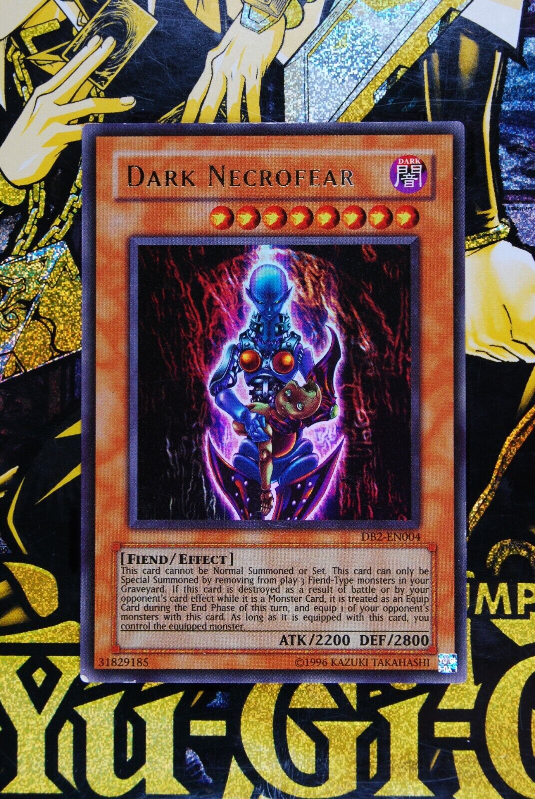 Dark Necrofear DB2-EN004 Ultra Rare Yugioh Card Dark Beginnings 2