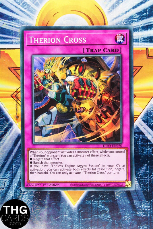 Therion Cross DIFO-EN070 1st Edition Super Rare Yugioh Card