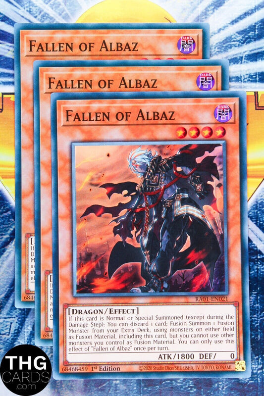 Fallen of Albaz RA01-EN021 1st Edition Super Rare Yugioh Card Playset