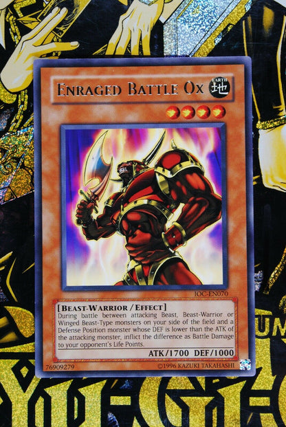 Enraged Battle Ox IOC-EN070 Rare Yugioh Card