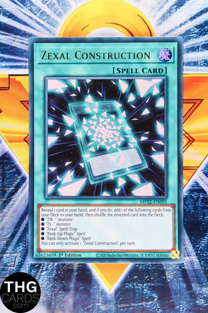 Zexal Construction MP22-EN091 1st Edition Ultra Rare Yugioh Card Playset