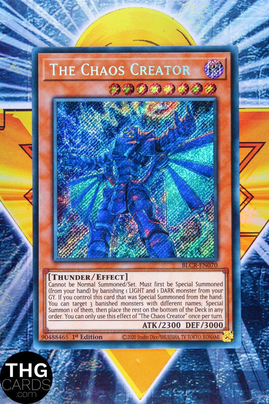 Chaos Creator BLCR-EN070 1st Secret Rare Yugioh Card