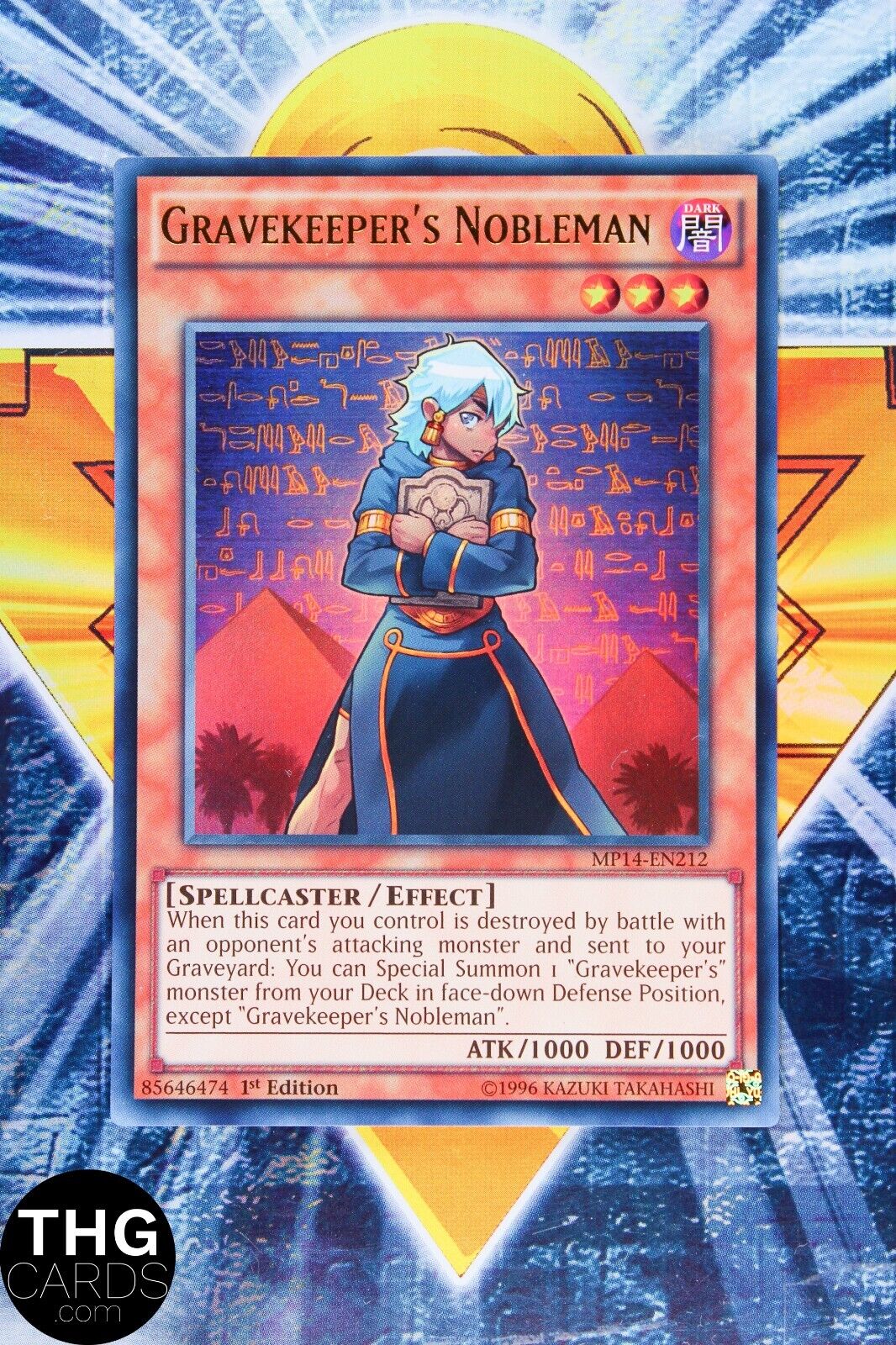 Gravekeeper's Nobleman MP14-EN212 1st Edition Ultra Rare Yugioh Card