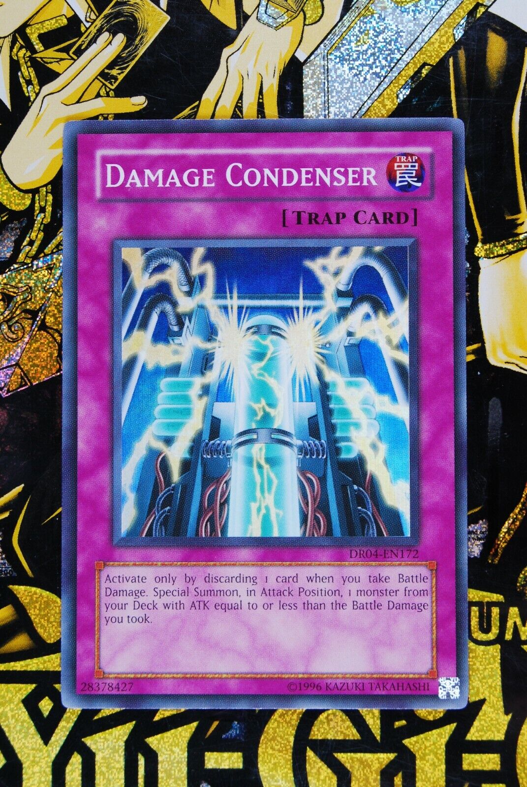 Damage Condenser DR04-EN172 Super Rare Yugioh Card Dark Revelations 4