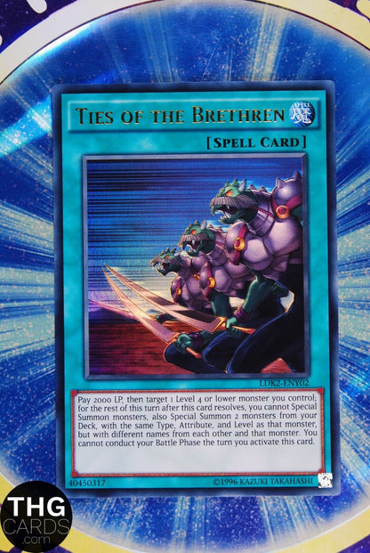 Ties of the Brethren LDK2-ENY02 Ultra Rare Yugioh Card