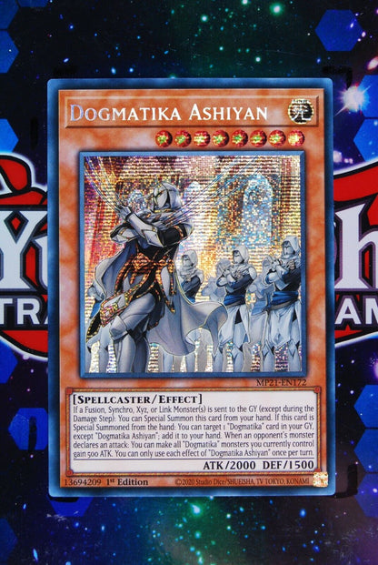 Dogmatika Ashiyan MP21-EN172 1st Edition Secret Rare Yugioh Card