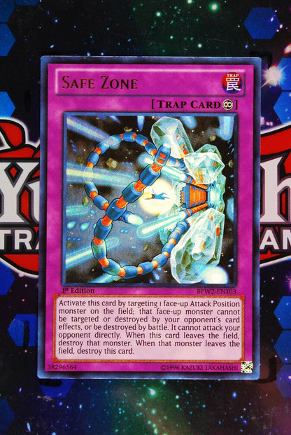 Safe Zone BPW2-EN103 1st Edition Ultra Rare Yugioh Card