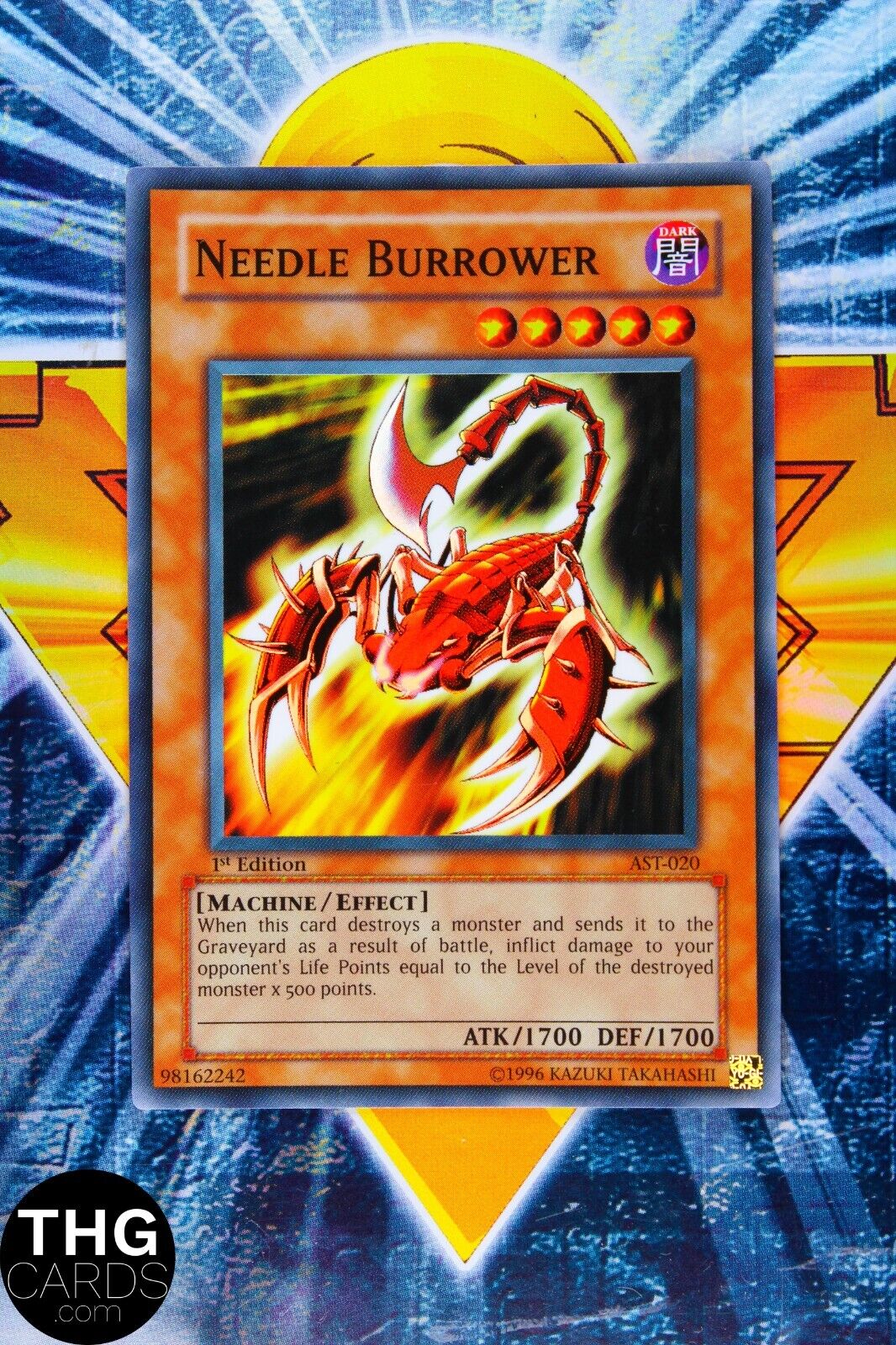 Needle Burrower AST-020 1st Edition Super Rare Yugioh Card