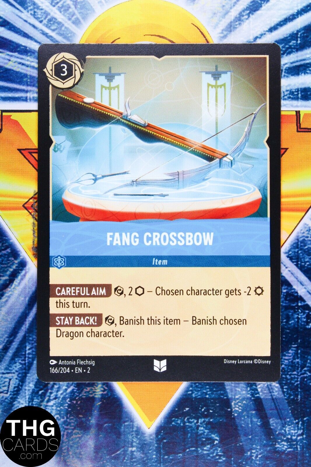 Fang Crossbow 166/204 Uncommon Lorcana Rise of the Floodborn Card