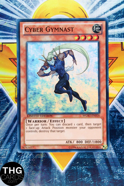 Cyber Gymnast WGRT-EN016 Super Rare Yugioh Card Playset