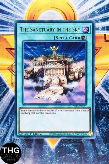 The Sanctuary In The Sky GFP2-EN151 1st Edition Ultra Rare Yugioh Card