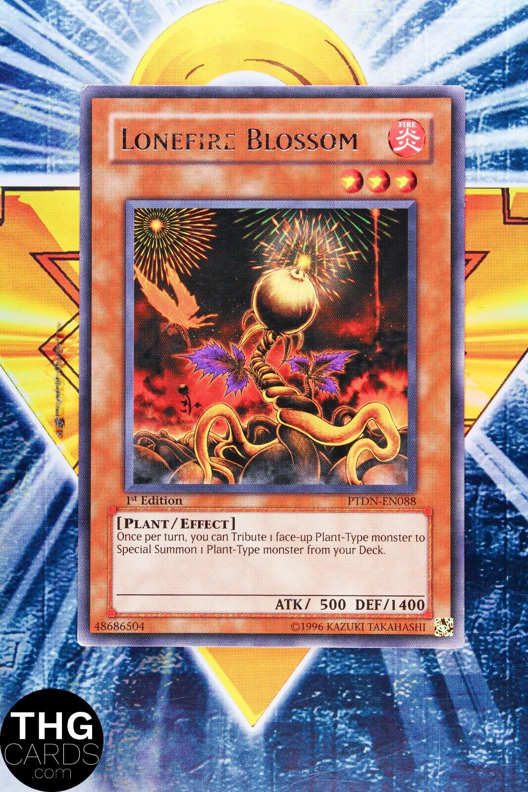 Lonefire Blossom PTDN-EN088 1st Edition Rare Yugioh Card