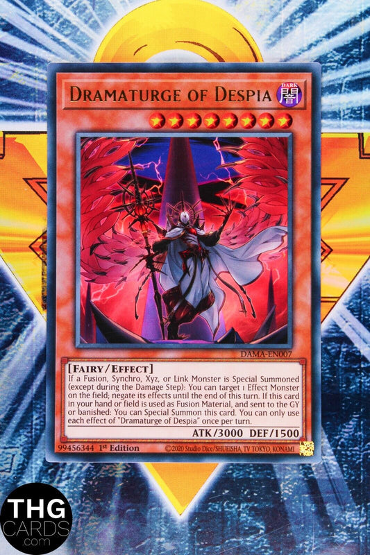 Dramaturge of Despia DAMA-EN007 1st Edition Ultra Rare Yugioh Card