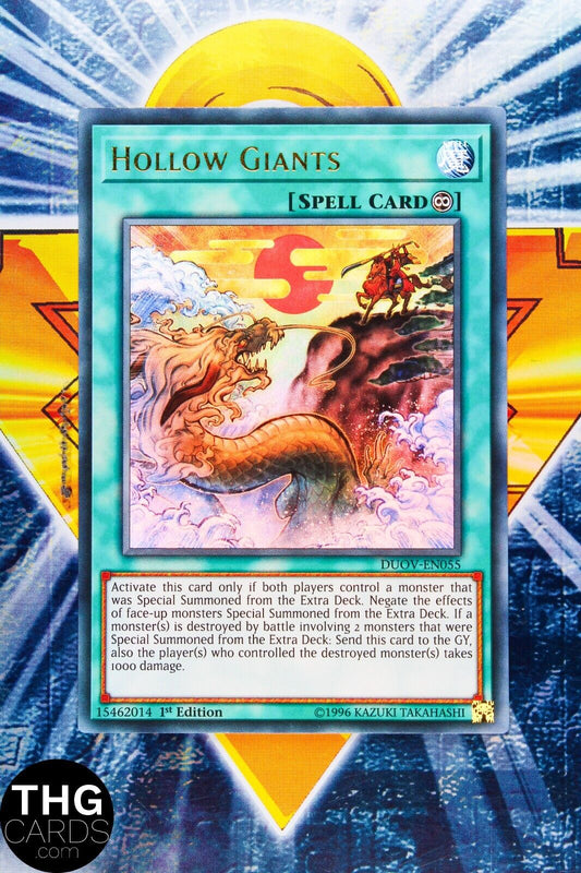 Hollow Giants DUOV-EN055 1st Edition Ultra Rare Yugioh Card