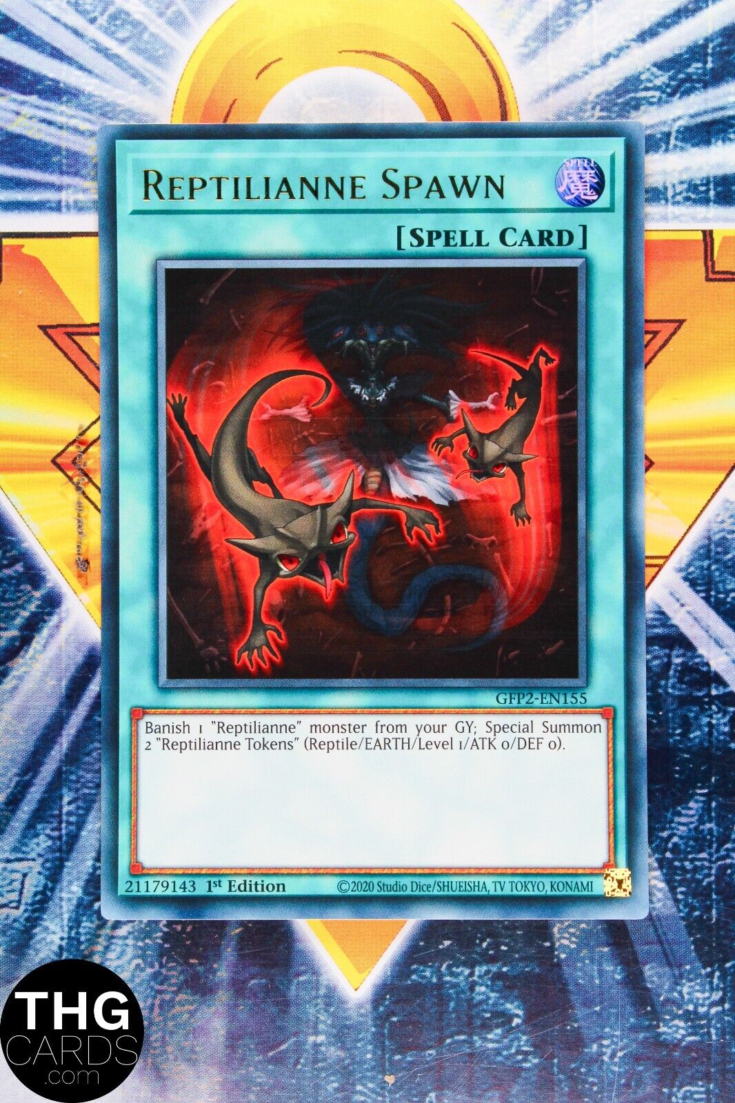 Reptilianne Spawn GFP2-EN155 1st Edition Ultra Rare Yugioh Card