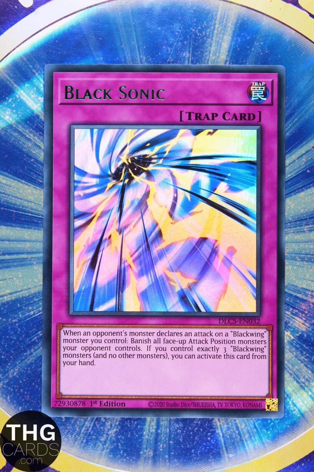 Black Sonic DLCS-EN032 1st Edition Ultra Rare Yugioh Card