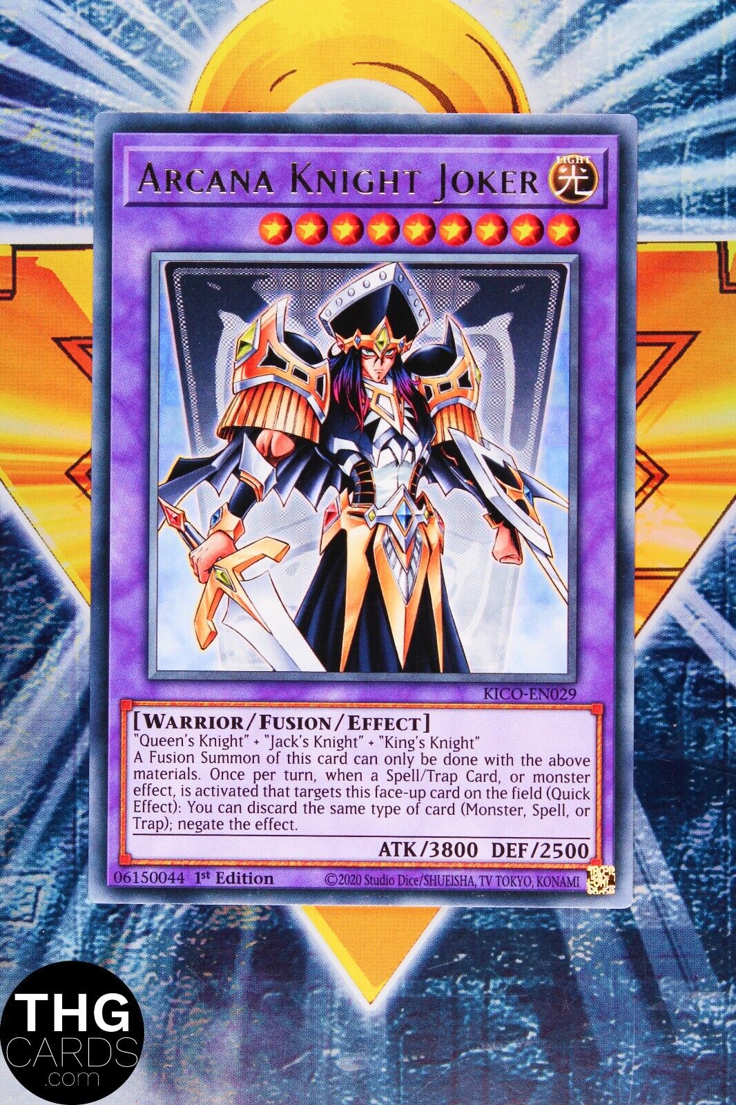 Arcana Knight Joker KICO-EN029 1st Edition Rare Yugioh Card Playset