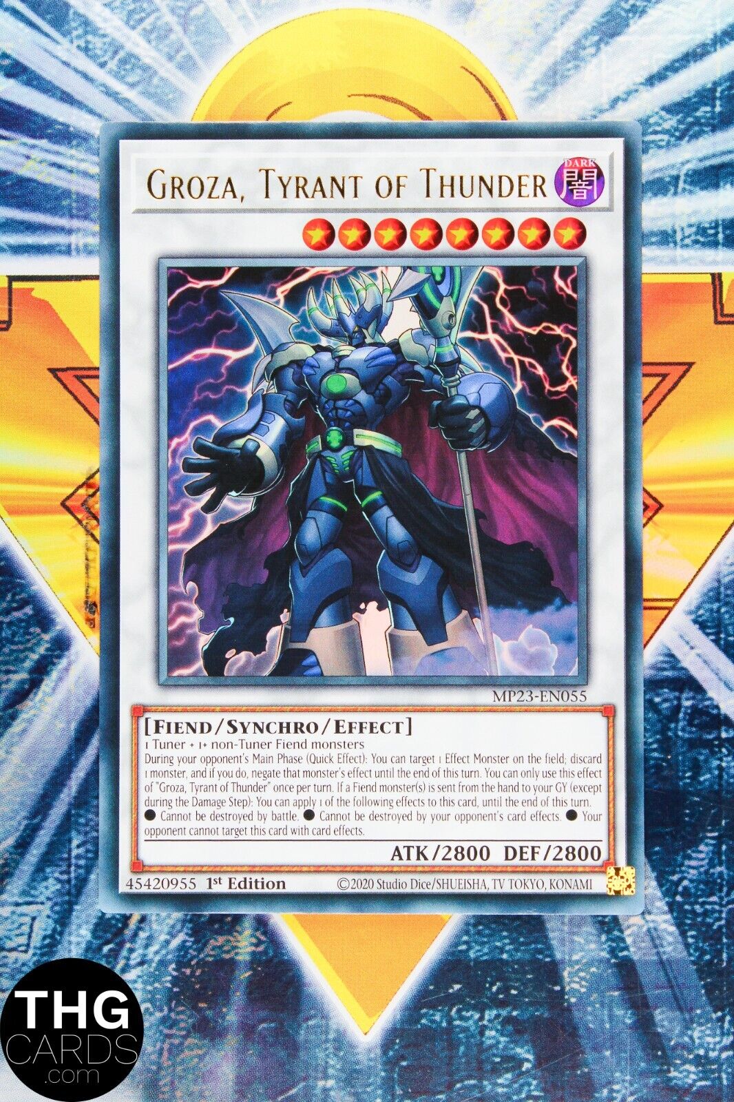 Groza, Tyrant of Thunder MP23-EN055 1st Edition Ultra Rare Yugioh Card Playset