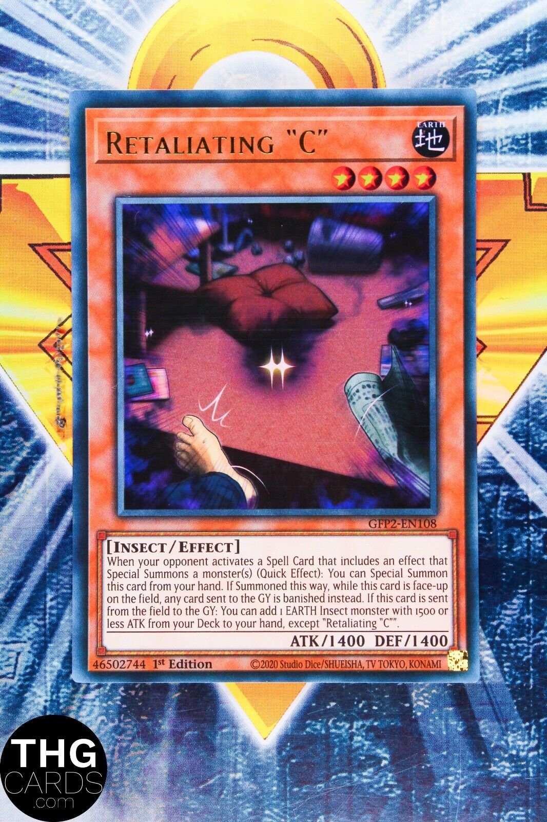 Retaliating "C" GFP2-EN108 1st Edition Ultra Rare Yugioh Card