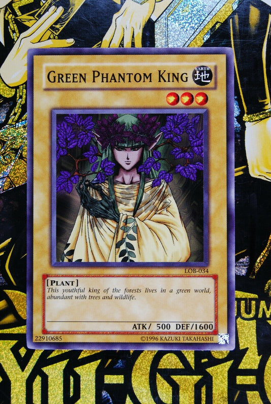 Green Phantom King LOB-034 Common Yugioh Card NM