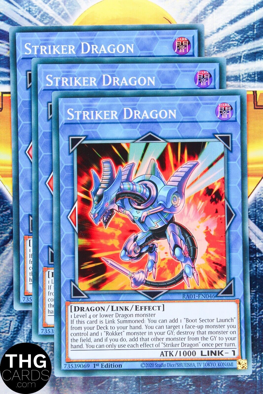 Striker Dragon RA01-EN046 Super Rare Yugioh Playset