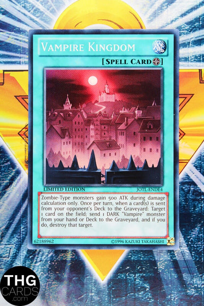 Vampire Kingdom JOTL-ENDE4 Limited Edition Super Rare Yugioh Card