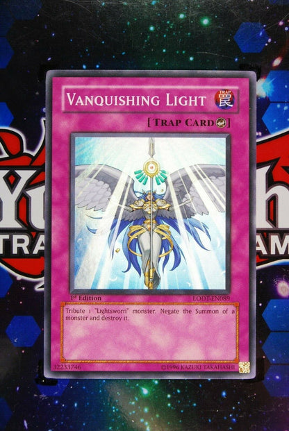 Vanquishing Light LODT-EN089 1st Edition Super Rare Yugioh Card
