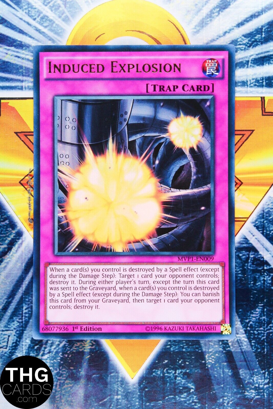 Induced Explosion MVP1-EN009 1st Edition Ultra Rare Yugioh Card