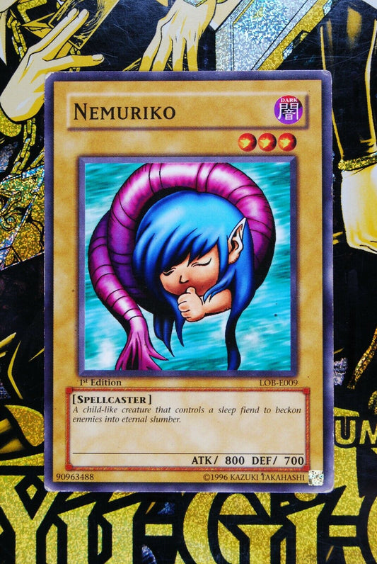 Nemuriko LOB-E009 1st Edition Common Yugioh Card