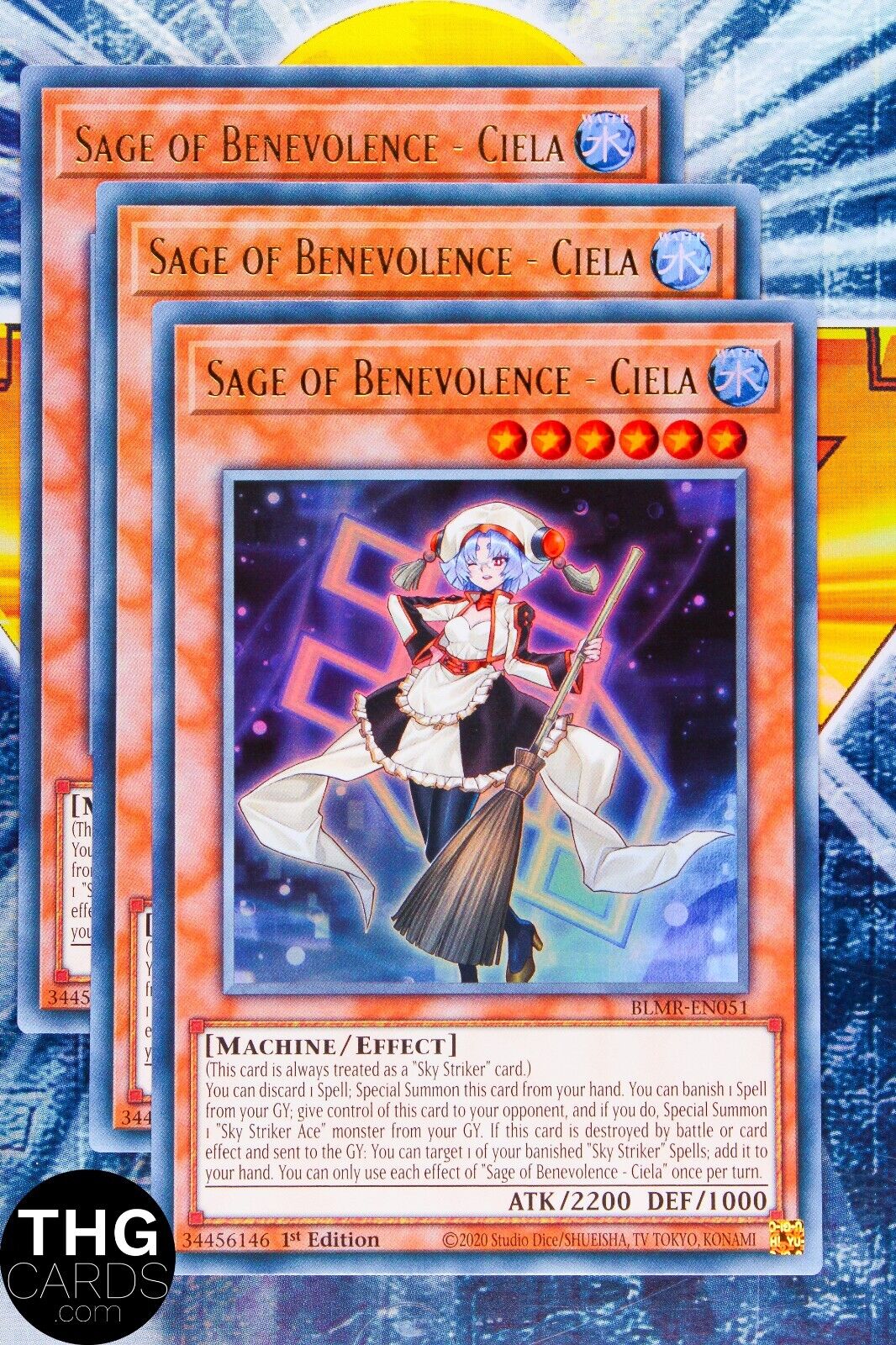 Sage of Benevolence - Ciela BLMR-EN051 1st Ed Ultra Rare Yugioh Card Playset