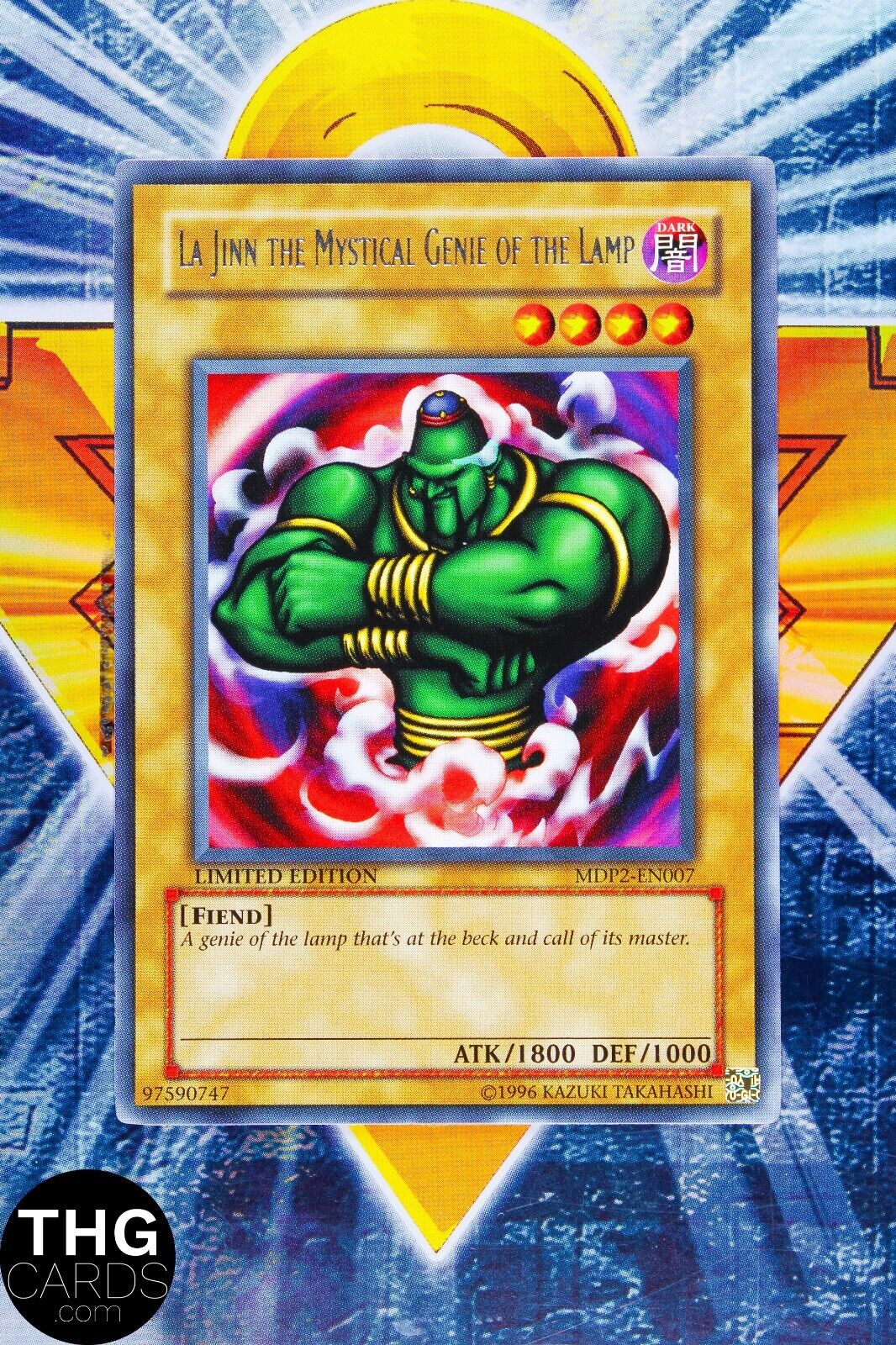 La Jinn the Mystical Genie of the Lamp MDP2-EN007 Rare Yugioh Card