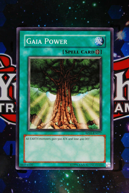 Gaia Power RP01-EN077 Common Yugioh Card