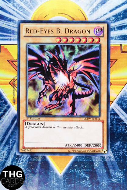 Red-Eyes Black Dragon LCJW-EN003 1st Edition Ultra Rare Yugioh Card