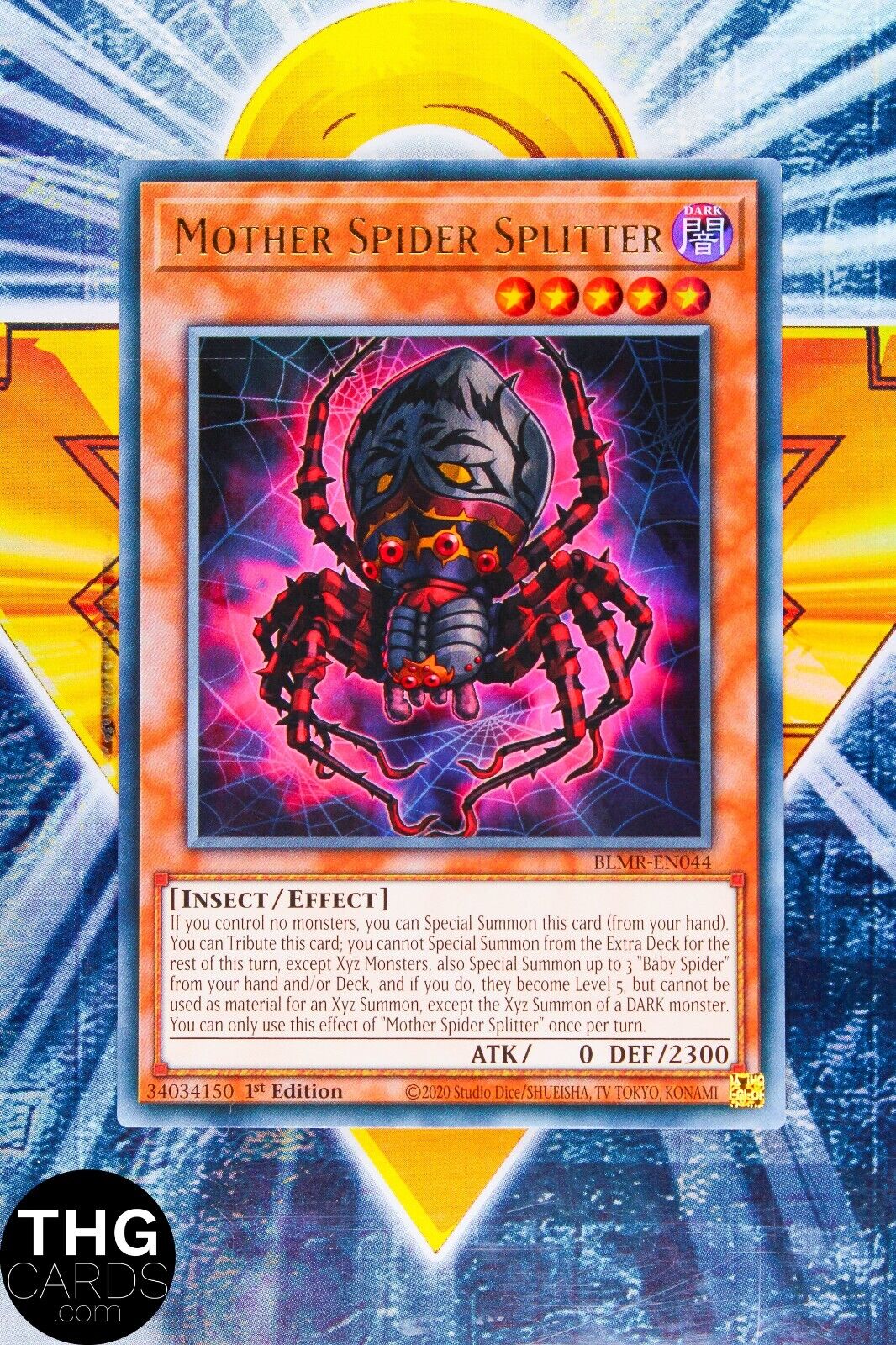 Mother Spider Splitter BLMR-EN044 1st Edition Ultra Rare Yugioh Card Playset