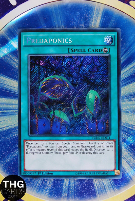 Predaponics FUEN-EN011 1st Edition Secret Rare Yugioh Card