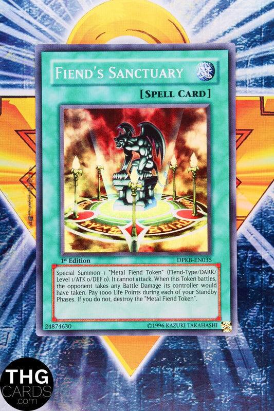 Fiend's Sanctuary DPKB-EN035 1st Edition Super Rare Yugioh Card