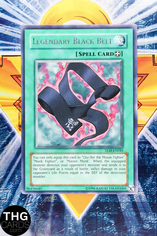 Legendary Black Belt TLM-EN045 Rare Yugioh Card