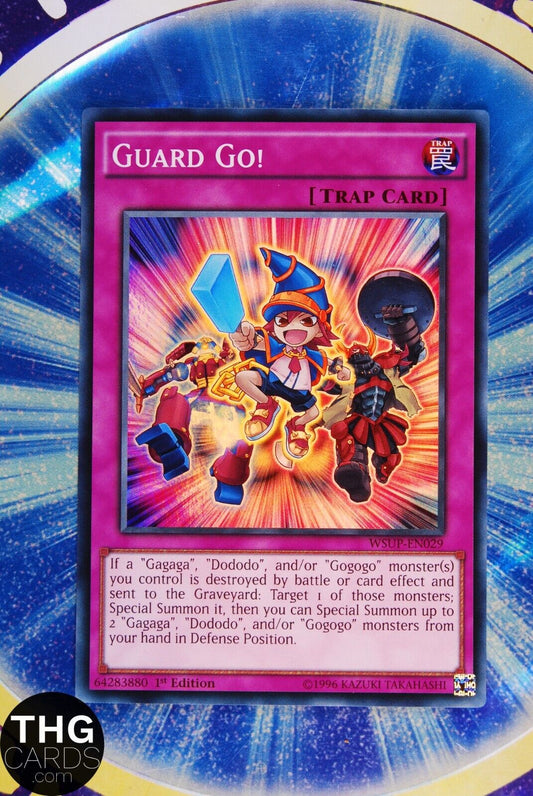 Guard Go! WSUP-EN029 1st Edition Super Rare Yugioh Card